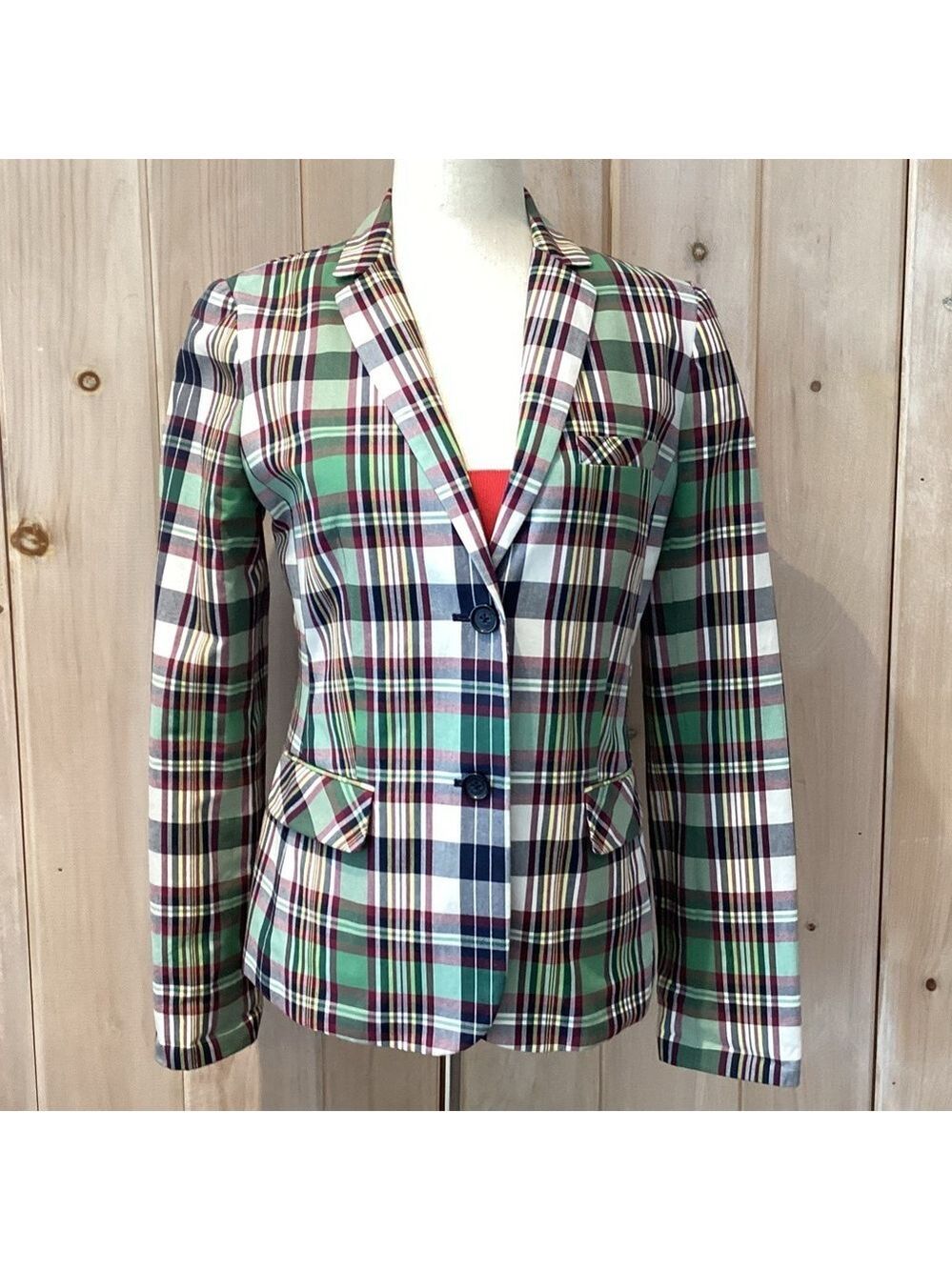 Brooks Brothers Multicolor Plaid Jacket - Picture 2 of 7